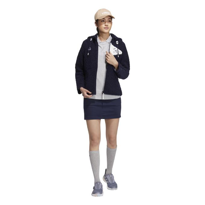 adidas（アディダス） ゴルフウェア ブルゾン レディース ボアフリース