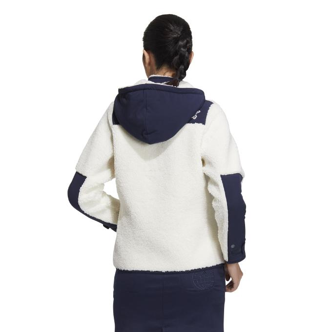 adidas（アディダス） ゴルフウェア ブルゾン レディース ボアフリース