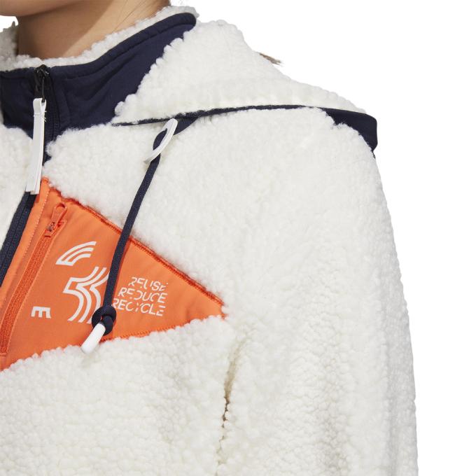 adidas（アディダス） ゴルフウェア ブルゾン レディース ボアフリース