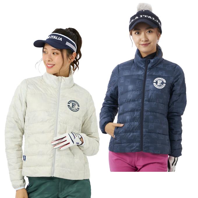 FILA（フィラ） ゴルフウェア ブルゾン レディース ライトダウン