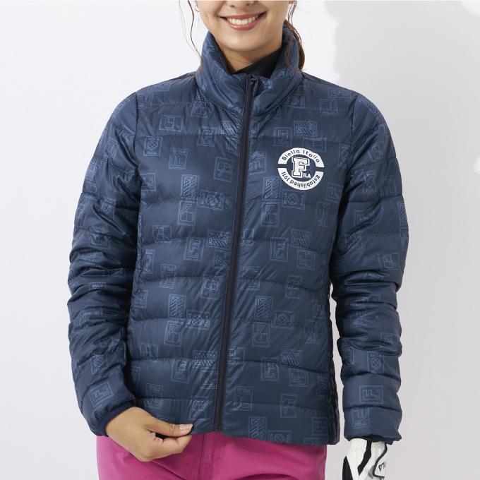 FILA（フィラ） ゴルフウェア ブルゾン レディース ライトダウン