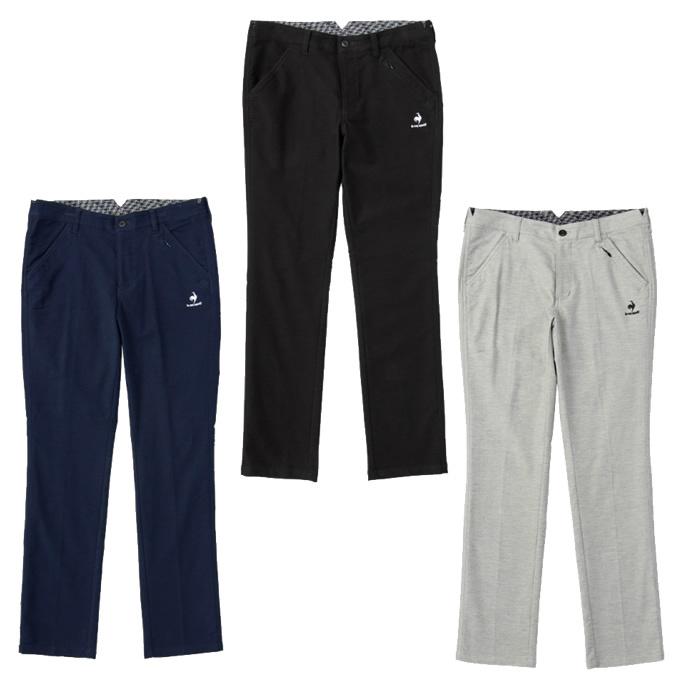ルコックスポルティフ ゴルフパンツ メンズ 起毛テーパードパンツ QGMUJD03 秋冬 ロングパンツ 防寒 le coq sportif