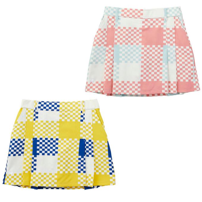 le coq sportif レディース スカート チェック柄 le coq sportif golf チェックプリーツスカート -デサントストア