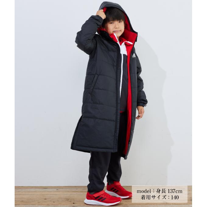 adidas アディダス ベンチコート ジュニア YK BOA ロングコート adidas アディダス ベンチコート ジュニア YK BOA ロングコート