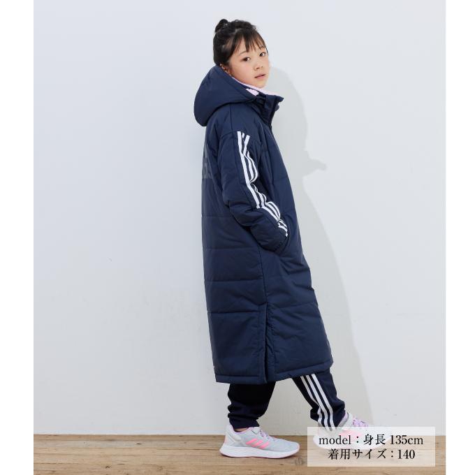 adidas アディダス ベンチコート ジュニア YK BOA ロングコート adidas アディダス ベンチコート ジュニア YK BOA ロングコート