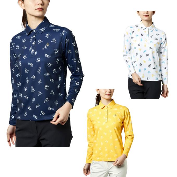 Munsingwear マンシング ゴルフウェア ポロシャツ 長袖 レディース 