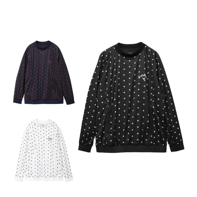 キャロウェイ(Callaway) ゴルフウェア ブルゾン 星柄C22215201 Callaway（キャロウェイ） ゴルフウェア ブルゾン レディース 星柄プル