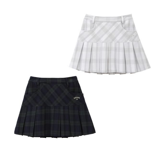 新品　キャロウェイ　Callaway ゴルフウェア チェックプリーツスカート Callaway（キャロウェイ） ゴルフウェア スカート レディース チェック