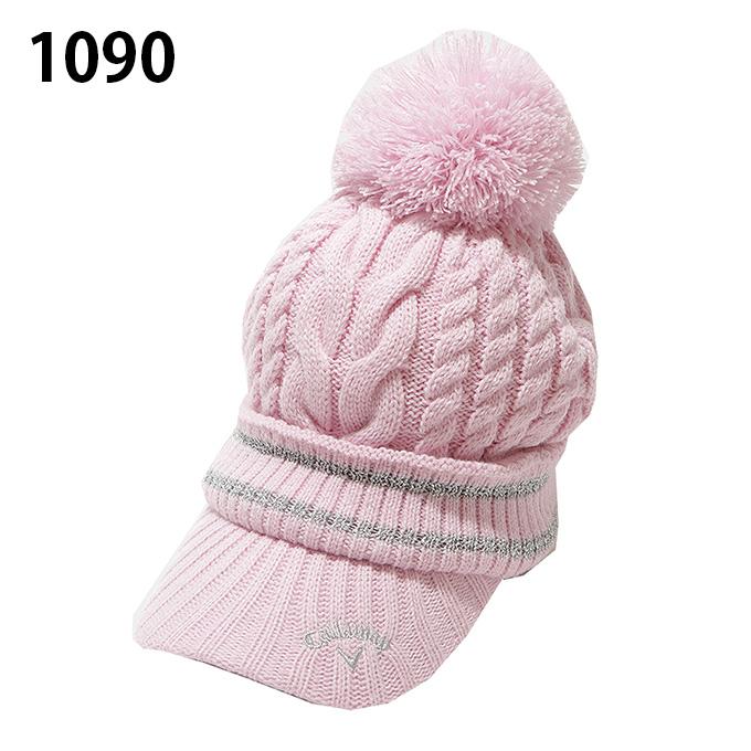 キャロウェイ ゴルフ ニット帽 レディース ケーブルニット