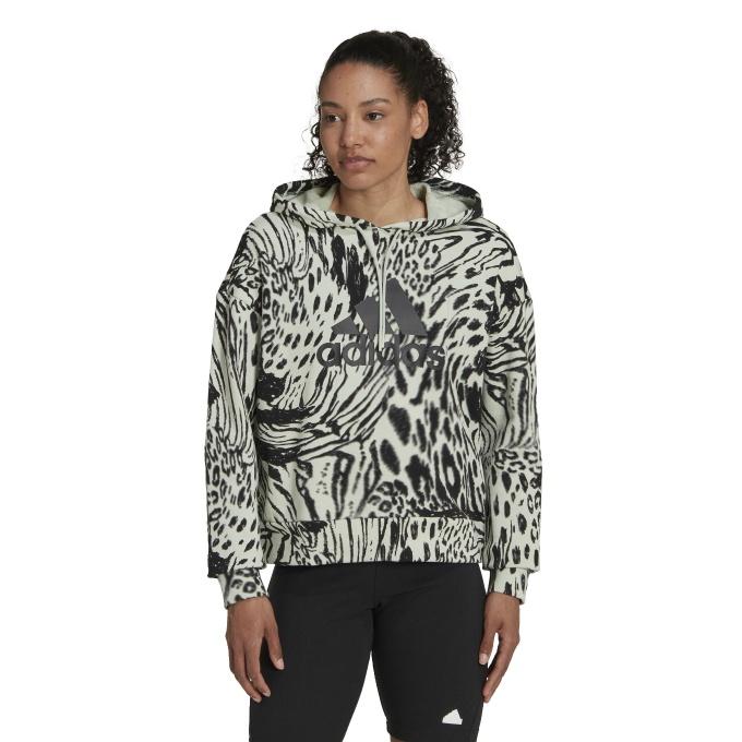 アディダス レディース フューチャー アイコン アニマルプリント パーカー Future Icons Animal Print Hoodie