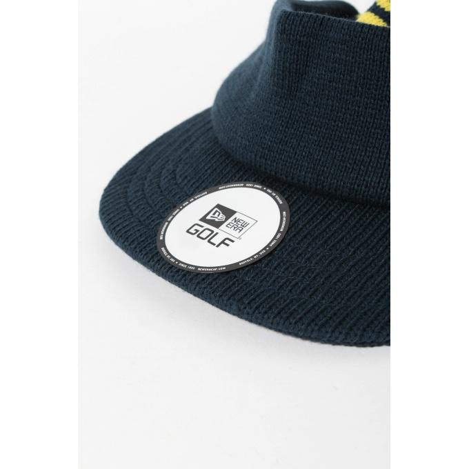 NEW ERA（ニューエラ） ゴルフ ニット帽 メンズ バイザー付ニット