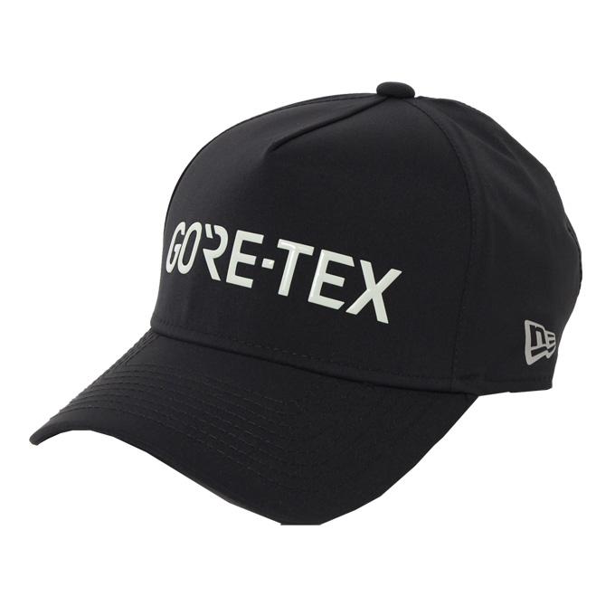 レア/廃番【ニューエラ】GOLF ロゴ ゴアテックス キャップ ゴルフ黒ブラック NEW ERA（ニューエラ） ゴルフ キャップ メンズ 9FORTY A-Frame GORE