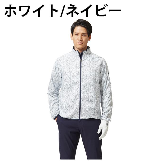 FootJoy メンズジャケット ネイビー/ホワイト フットジョイ 中綿切替