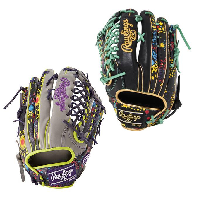 時間指定不可】 ローリングス Rawlings 野球 一般軟式グローブ 外野手 メンズ HOH GRAPHIC 外野手