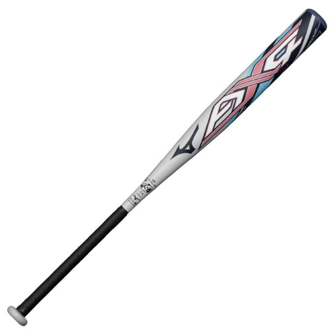 MIZUNO ミズノ ソフトボールバット ソフト3号ゴムボール用 AX4 83cm 1CJFS31883 シルバー