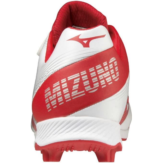 MIZUNO（ミズノ） ウエーブ ライトレボ Jr. 野球スパイク 白スパイク