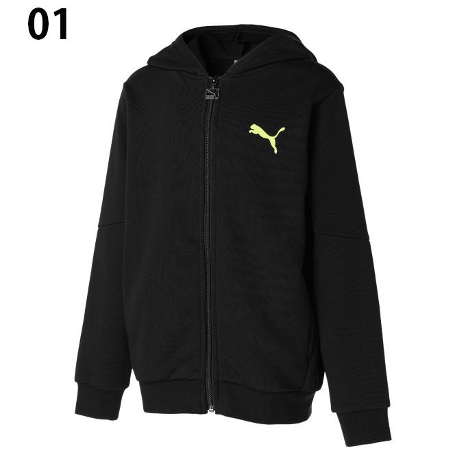 プーマ スウェットパーカー ジュニア ACTIVE SPORTS フーデッドジャケット TR 674120 PUMA