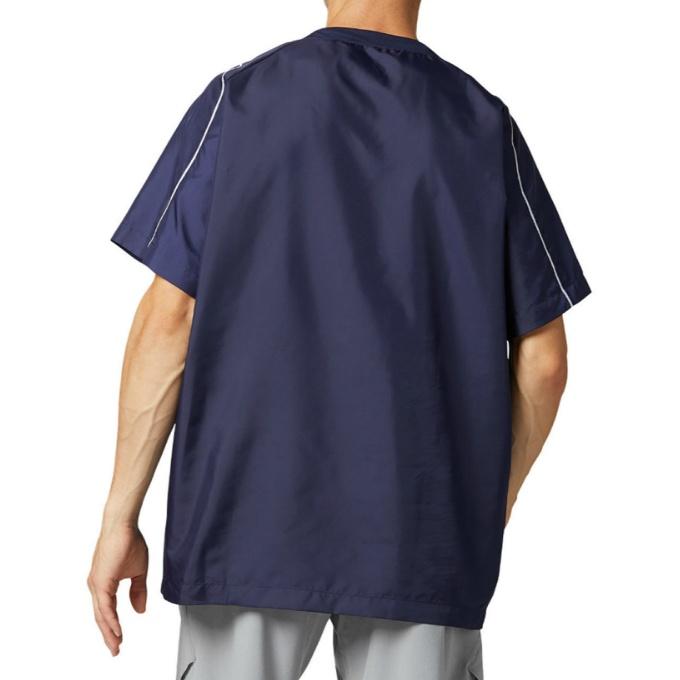 アシックス　ドーハの悲劇　半袖ナイロンパーカー　ピステ　新品未使用 ASICS アシックス 半袖 ピステシャツ メンズ asics A-I-M プル