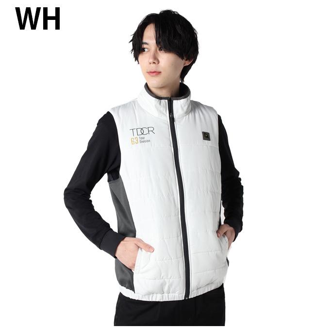 ツアーディビジョン Tourdivision ゴルフウェア ベスト メンズ 中綿