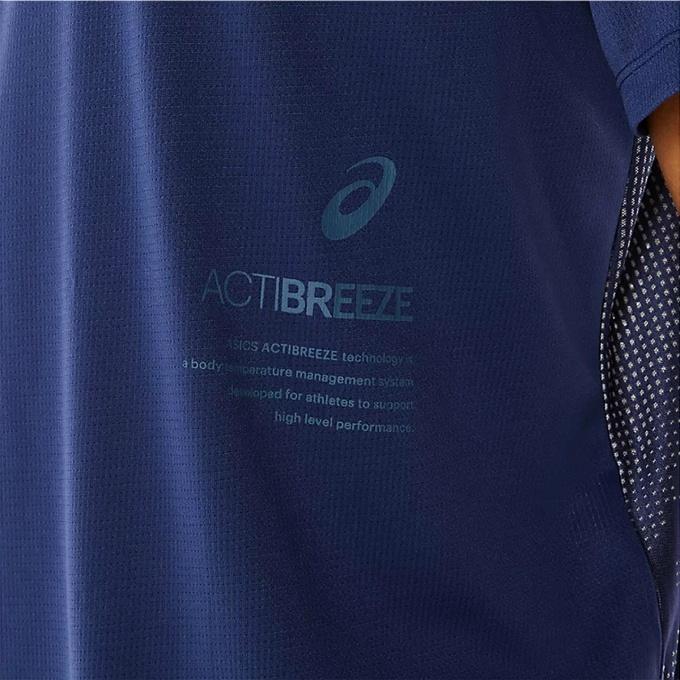 ASICS（アシックス） Tシャツ 半袖 メンズ ACTIBREEZEジャカード半袖
