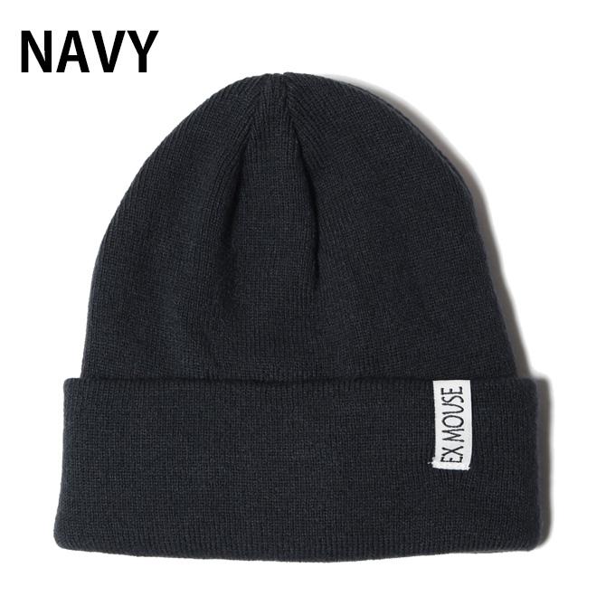 新品未使用　MUSE ニット帽 ブラック エクスマウス EXMOUSE ニット帽 メンズ レディース BEANIE ビーニー