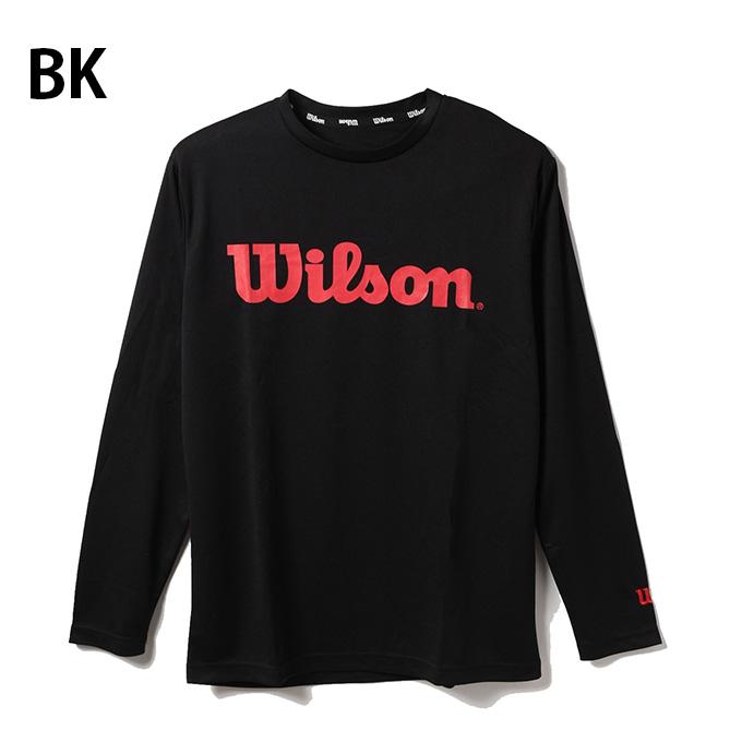 Wilson（ウイルソン） テニスウェア Tシャツ 長袖 メンズ ビッグロゴ