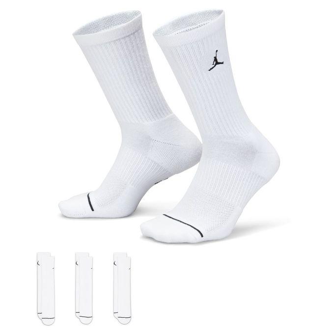 ジョーダン メンズ バスケットボール ソックス 靴下 Jordan Jumpman High-Intensity Quarter Socks ? 3 Pack - White/White/White Jordan ジョーダン JORDAN バスケットボール パックソックス メンズ