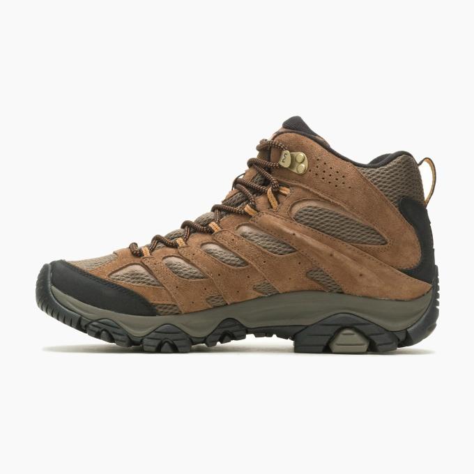 メレル トレッキングシューズ 防水 ミッドカット メンズ モアブ3 ミッド MD WP ウォータープルーフ J035839 MERRELL 登山靴｜himaraya｜03