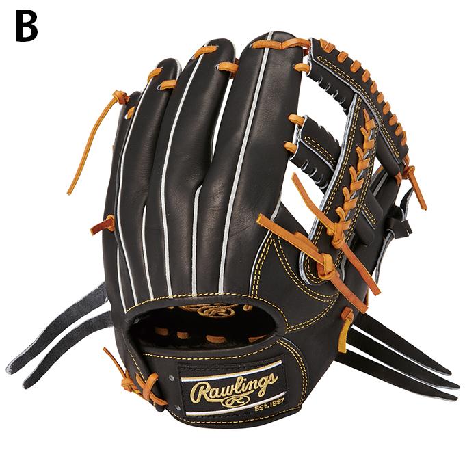 ローリングス　HOH 軟式　内野手　GR3HECK45　湯もみ型付け済　グローブ Rawlings ローリングス 野球 一般軟式グローブ 内野手 メンズ