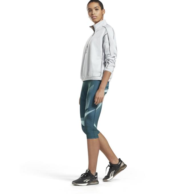 リーボック Reebok カプリタイツ レディース MYT プリンテッドレギンス MYT Printed Leggings GI6871｜himaraya｜05