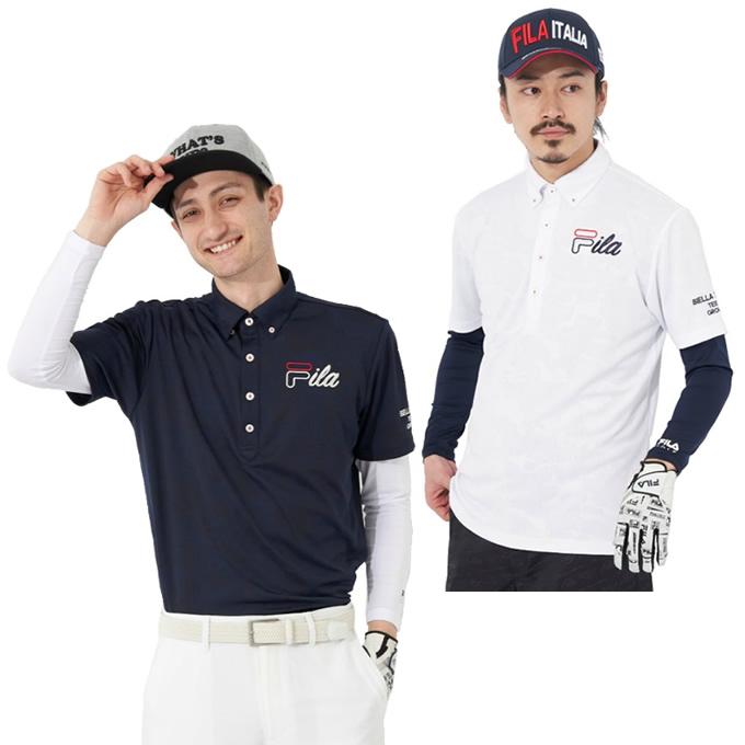 FILA（フィラ） ゴルフウェア シャツセット メンズ 半袖シャツ＋