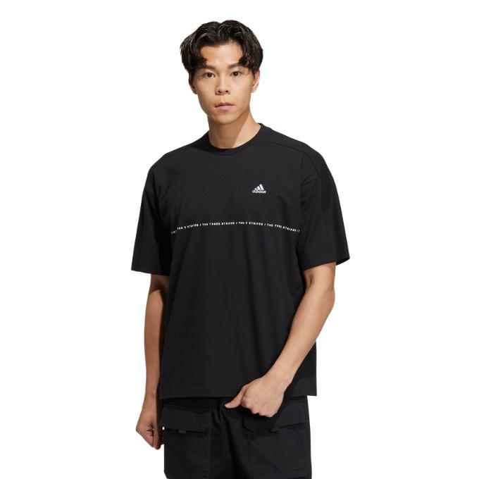 adidas（アディダス） Tシャツ 半袖 メンズ レディース Wording ルーズ