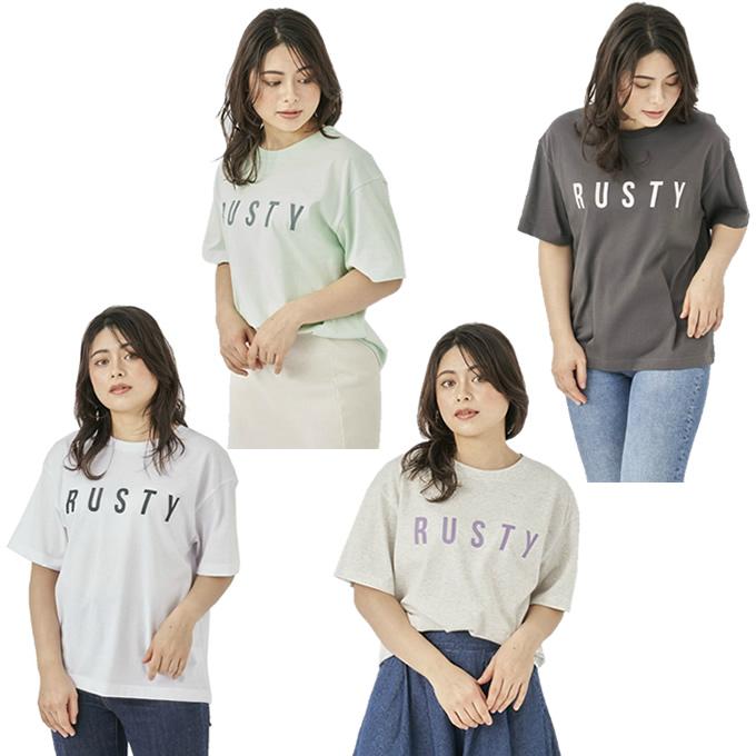 RUSTY ラスティ Tシャツ 半袖 レディース 923-500 : ヒマラヤ Yahoo!店 - 通販 - Yahoo!ショッピング