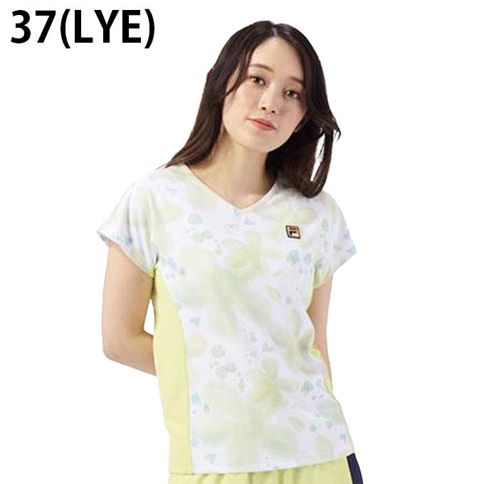 FILA フィラ テニスウェア ゲームシャツ レディース FLOWER