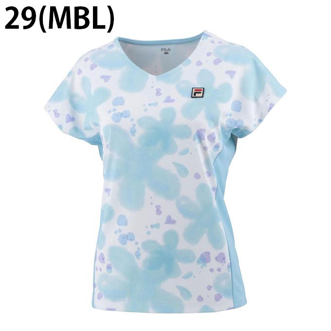 FILA フィラ テニスウェア ゲームシャツ レディース FLOWER