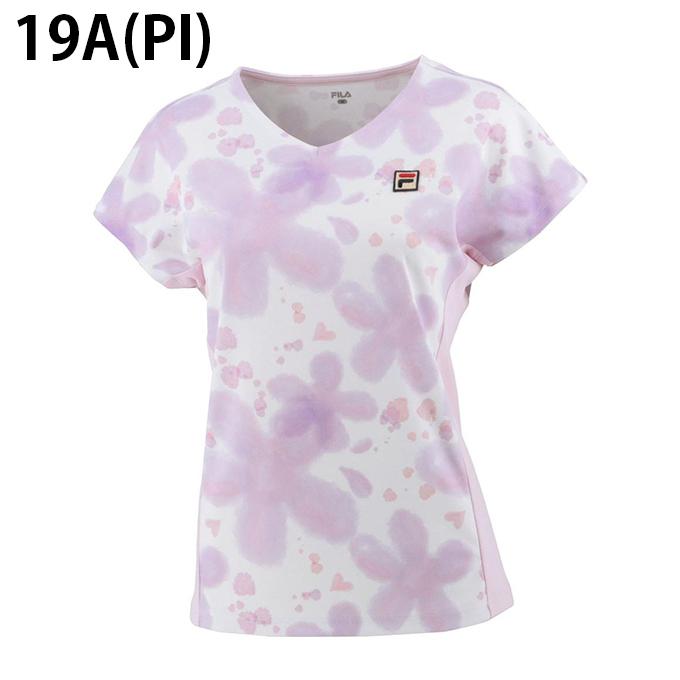 フィラ FILA テニスウェア ゲームシャツ レディース FLOWER VL2581｜himaraya｜04