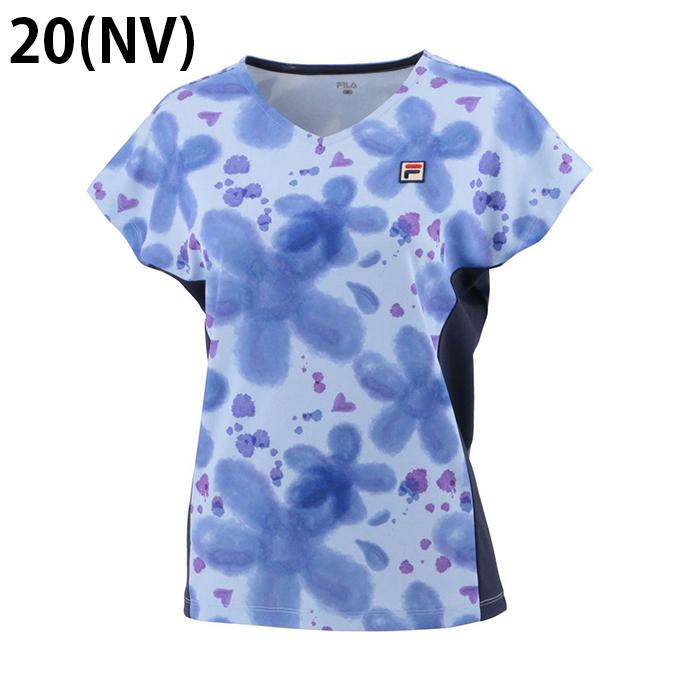 FILA フィラ テニスウェア ゲームシャツ レディース FLOWER