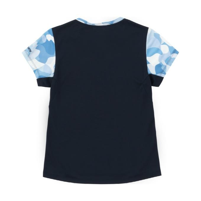 極美品　人気完売！ルコックテニスグラフィックゲームシャツ＆スコート　M〜 L le coq sportif（ルコックスポルティフ） テニスウェア ゲームシャツ