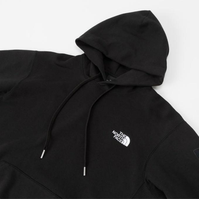 スウェットパーカー メンズ スクエアロゴフーディ NT12333 K THE NORTH FACE ノースフェイス 黒 ブラック 【BRUSHED】 くろ