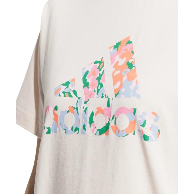 adidas（アディダス） Tシャツ 半袖 レディース BOS フラワー