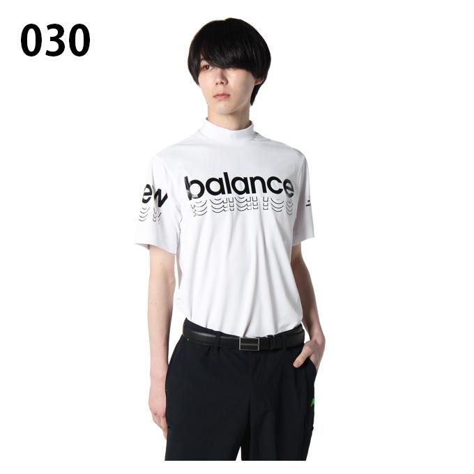 new balance golf 半袖モックネックシャツ