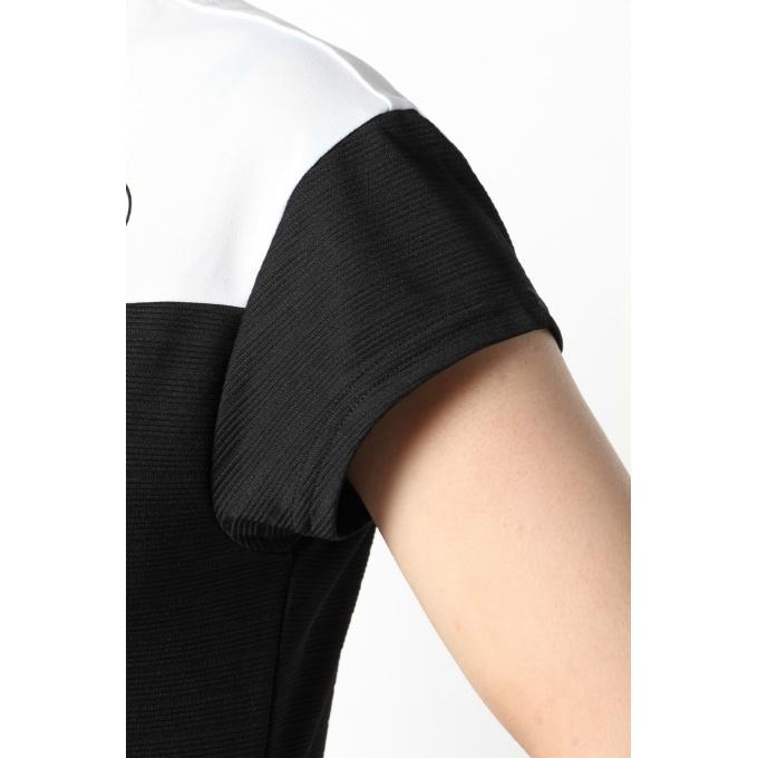 値下げ！新品ニューバランスゴルフ　モックネックワンピ　サイズ2 ニューバランス ゴルフ 秋冬モデル レディース 半袖モックネック