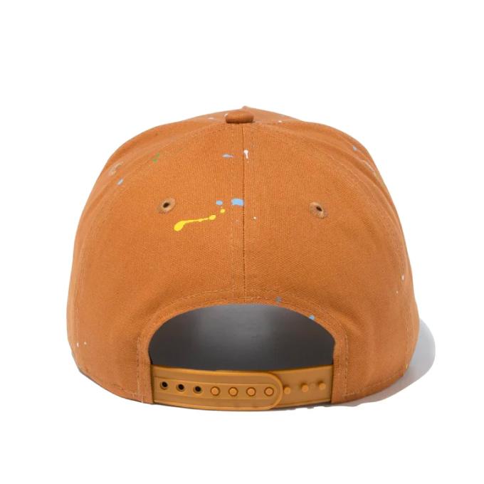 ニューエラ NEW ERA ゴルフ キャップ メンズ 9FORTY A-Frame Splash Paint スプラッシュペイント アーチロゴ ライトブロンズ 13515960｜himaraya｜03