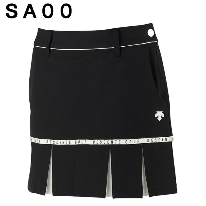 DESCENTE ロゴテープ スカート 新品】デサントゴルフ グラフィック