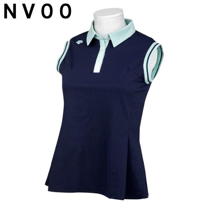 DESCENTE GOLF ノースリーブポロシャツ DESCENTE GOLF デサントゴルフ ゴルフウェア ノースリーブポロシャツ