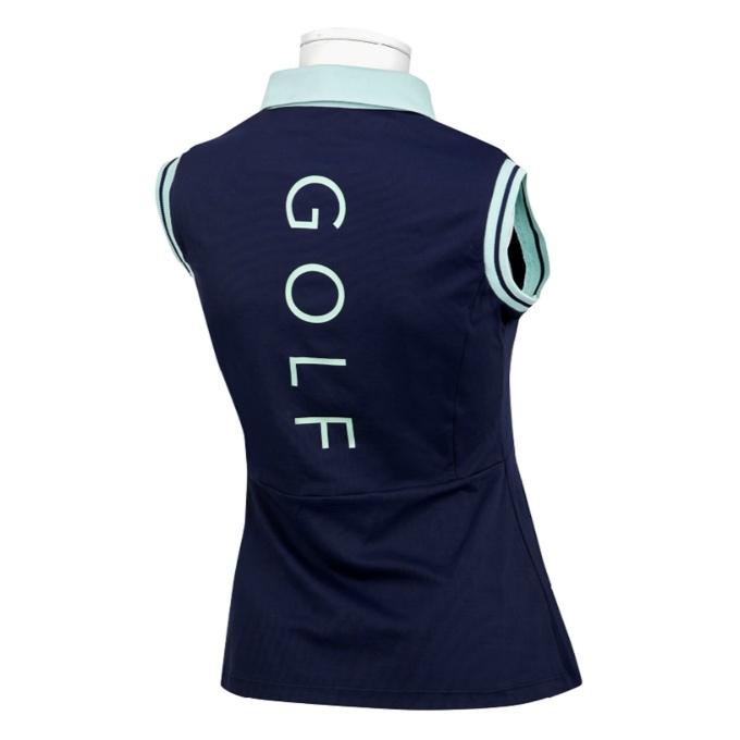 DESCENTE GOLF デサントゴルフ ゴルフウェア ノースリーブポロシャツ