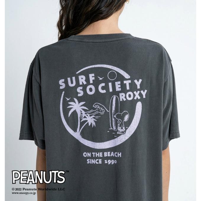 ロキシー ROXY Tシャツ 半袖 レディース PEANUTS SURF SOCIETY ROXY S/S TEE Tシャツ RST231089｜himaraya｜06