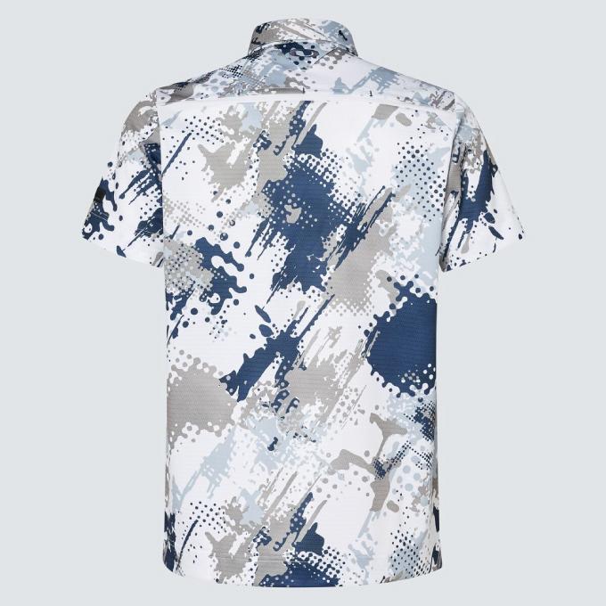 OAKLEY オークリー ゴルフウェア ポロシャツ 半袖 メンズ SKULL NOISY