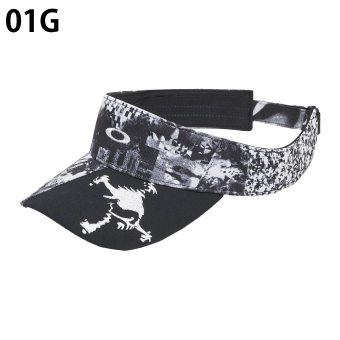 オークリー ゴルフ サンバイザー メンズ SKULL GRAPHIC VISOR 23.0 FOS901406 OAKLEY メンズウエア オークリー ゴルフ メンズ バイザー (FOS901405) SKULL HYBRID VISOR 23.0 (頭回り58cm) メンズ 帽子 ゴルフバイザー 2023新作