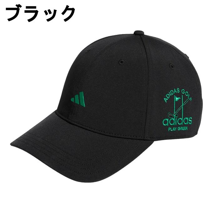 adidas（アディダス） ゴルフ キャップ メンズ PLAY GREEN フラッグ